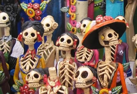 Calaveritas dia de los muertos en mexico