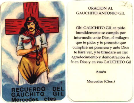 Estampa del Gauchito Gil